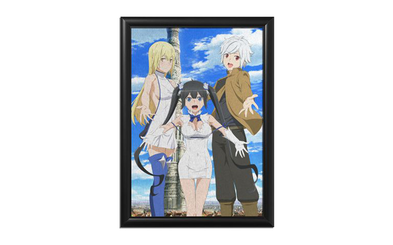 「ダンまち」10周年記念メタルキャンバス