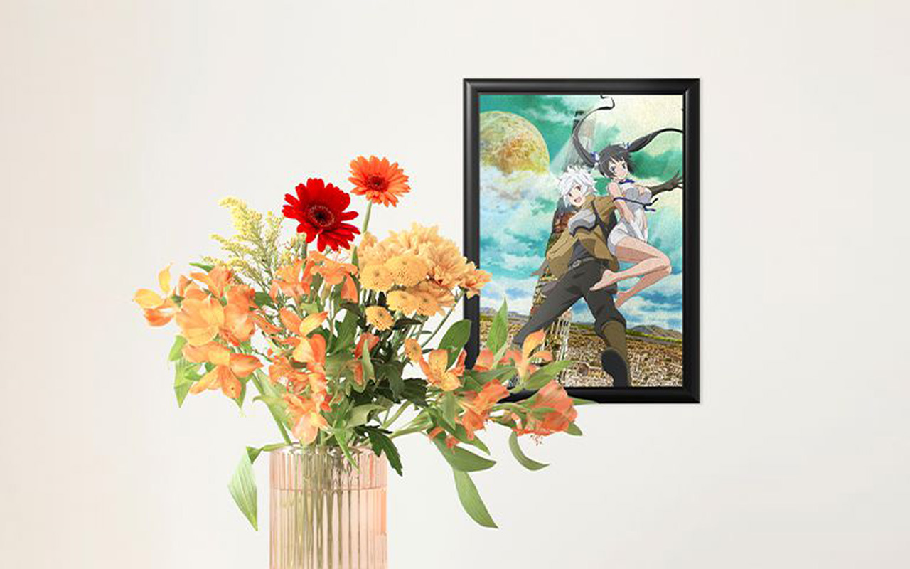 「ダンまち」10周年記念メタルキャンバス